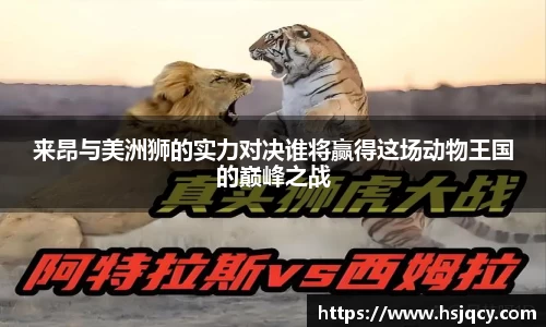 来昂与美洲狮的实力对决谁将赢得这场动物王国的巅峰之战